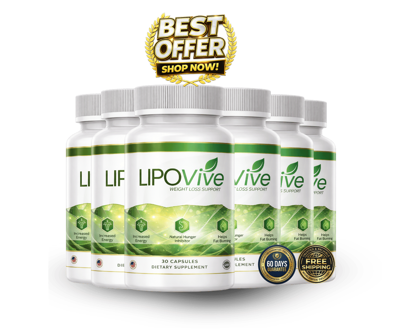 LipoVive 6 Bottle