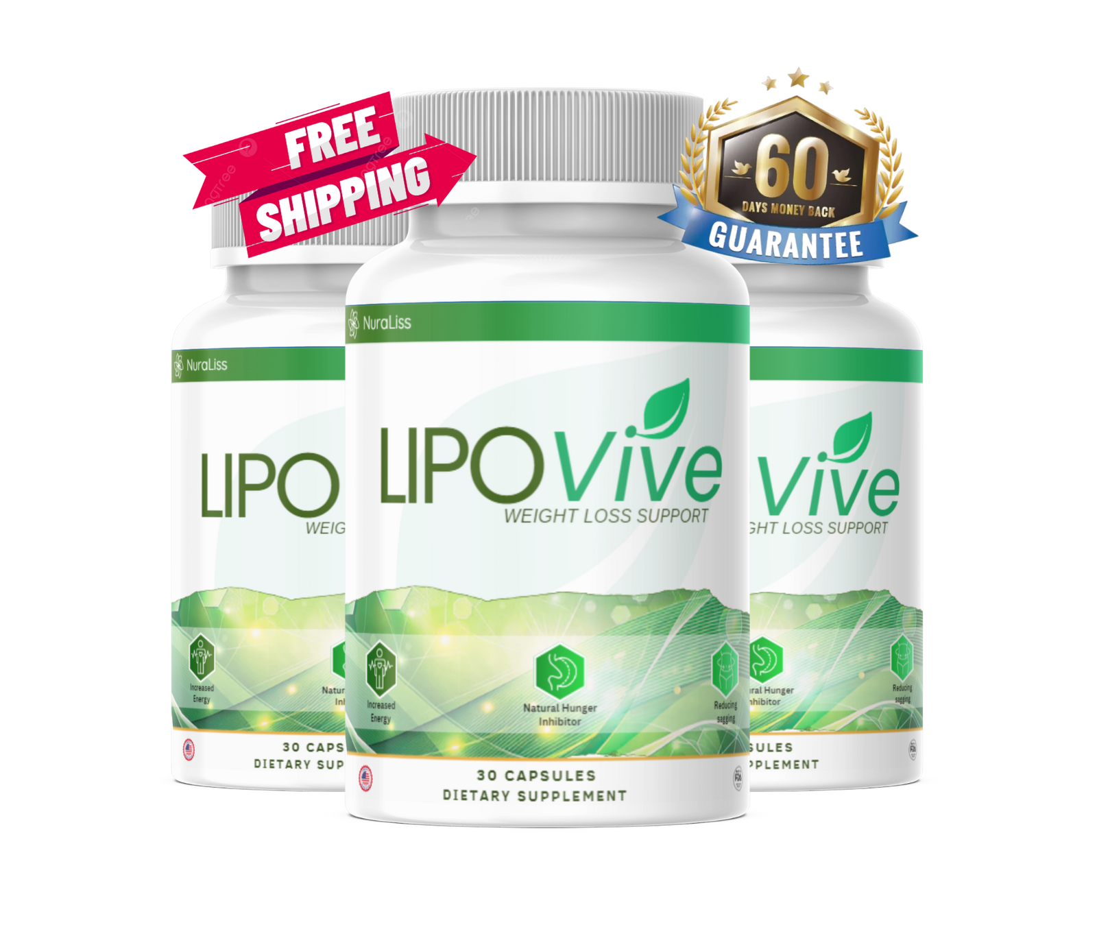 LipoVive 3 Bottle